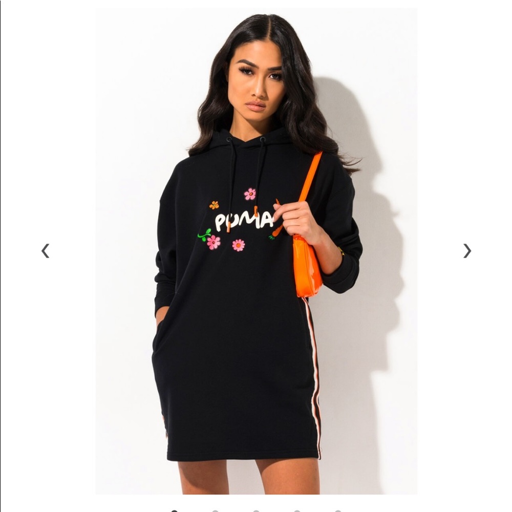 PUMA X RANDOMEVENT HOODED DRESS